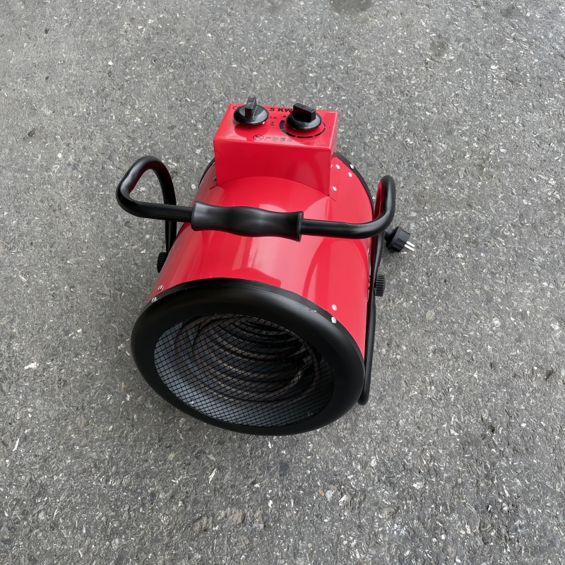 跨境外贸欧标5KW220V工业暖风机大功率取暖器大棚热风机养殖育雏保暖保温设备详情2