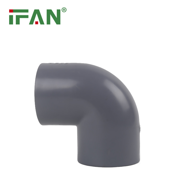 IFAN Plumbing SCH80 1/2 Elbow CPVC Connect PVC Pipe Fittings白底实物图