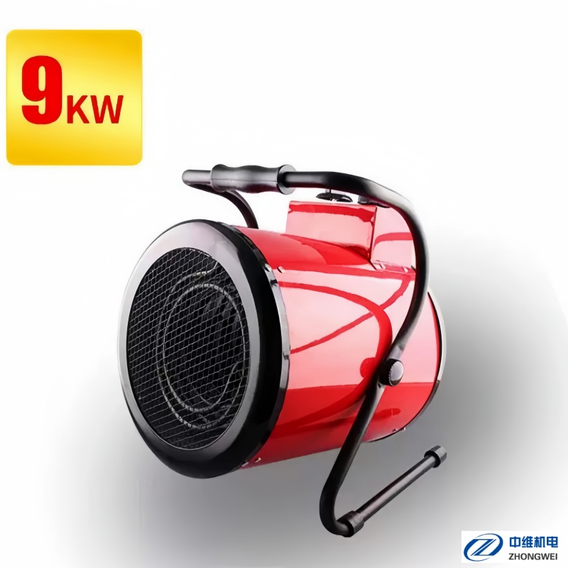 跨境 外贸 9KW380V 三相电 大功率工业暖风机 取暖器 烘干机 加热器 热风炮 英文包装
