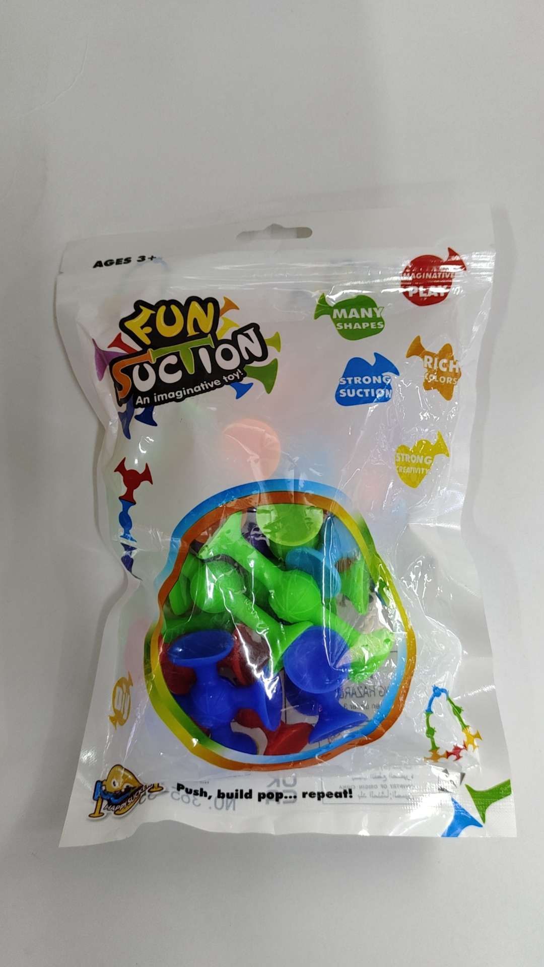 New children's fun soft glue, suction, accumulation, pasting, intelligence development, brain toys, freely combinable and spliced, environmentally friendly material, safe and non-toxic, fruit series, ocean series, bee series, basketball series detail image 4
