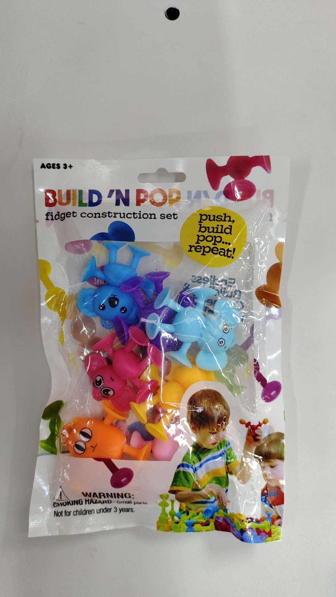 New children's fun soft glue, suction, accumulation, pasting, intelligence development, brain toys, freely combinable and spliced, environmentally friendly material, safe and non-toxic, fruit series, ocean series, bee series, basketball series detail image 2
