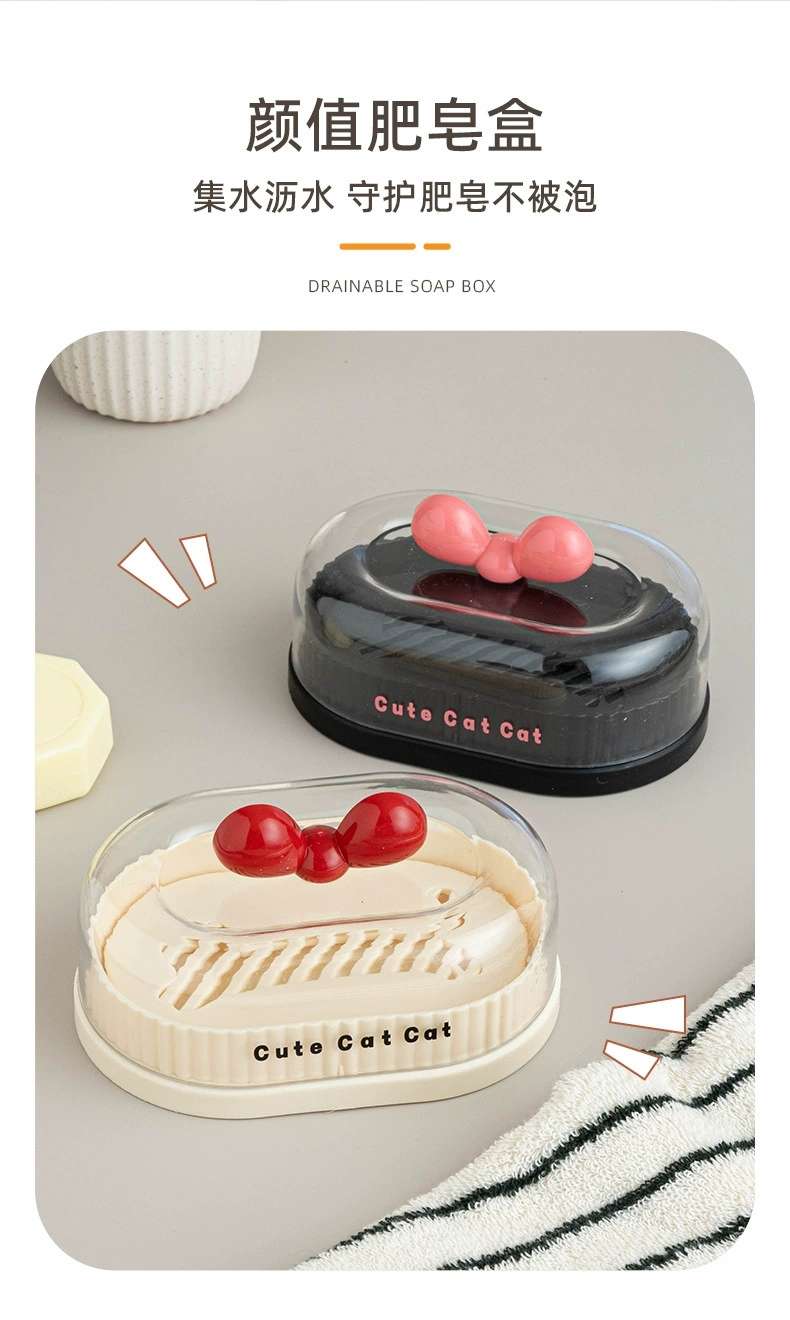 M53-6001 علبة الصابون اللطيفة: حوض الحمام المنزلي، حوض الحمام، حوض الصابون ذي الطابقين detail image 3