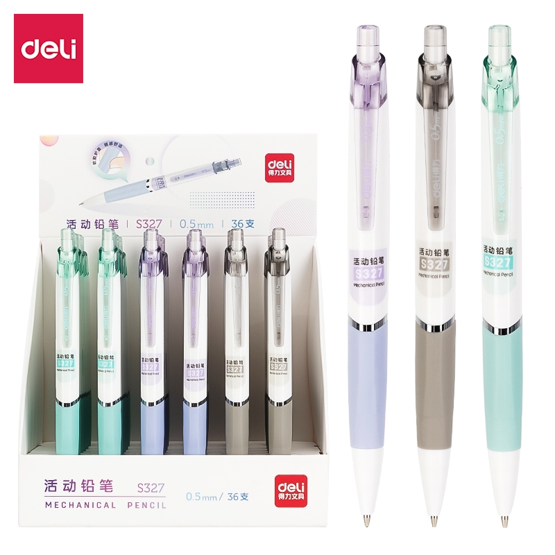 Deli student office writing smooth 0.5mm fine core mechanical pencil Item Picture