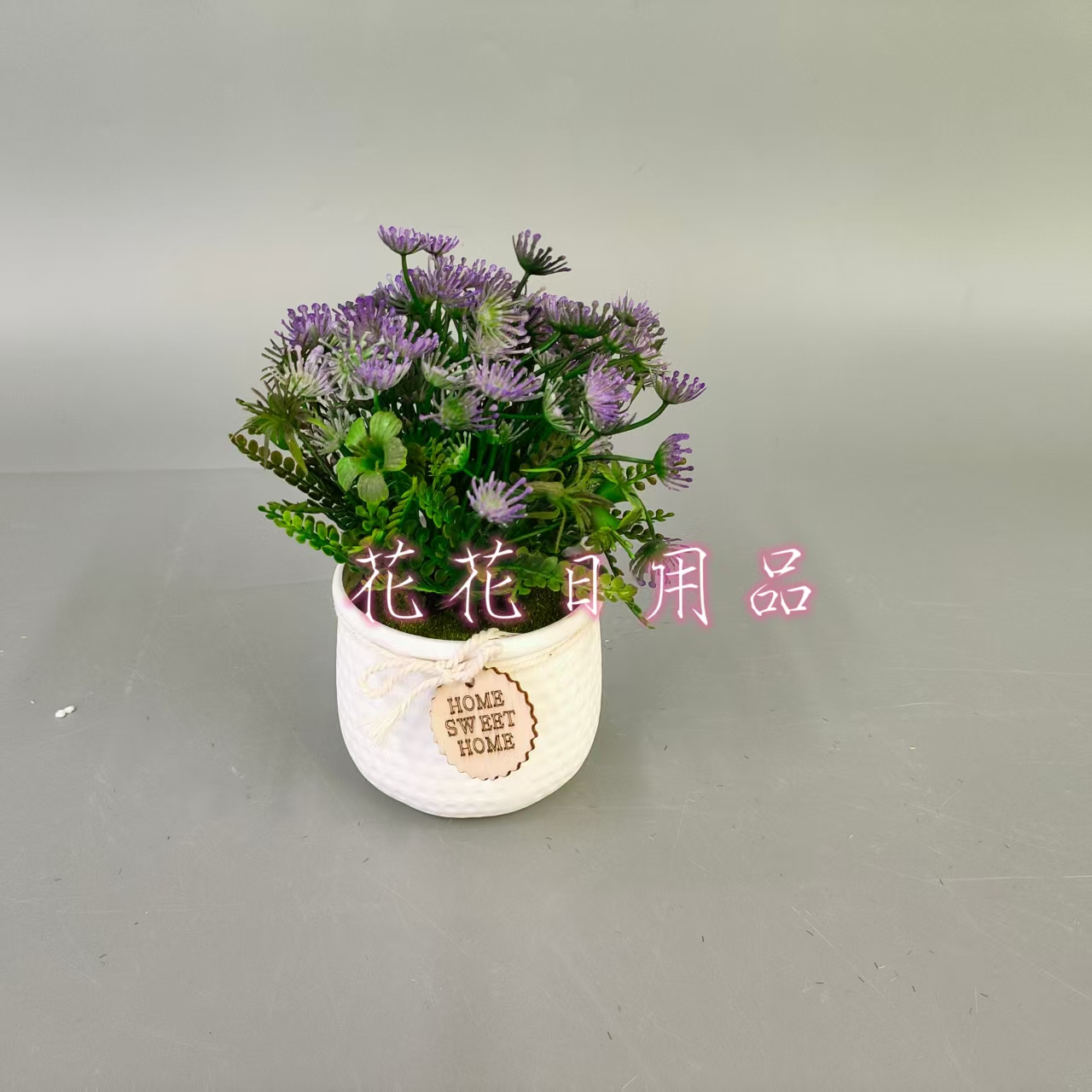 Artificial flowers, fake flower bonsai, plastic POTS, small plastic camellias, flower ornaments and decorations details Picture