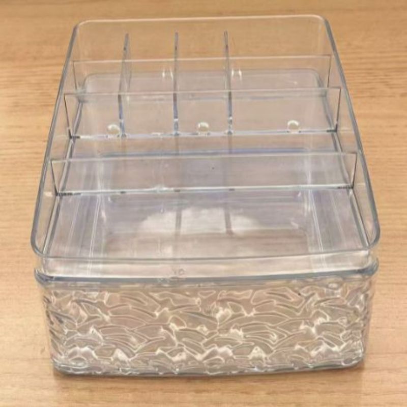 璀璨系列透明塑料收纳盒储物盒2025新款简约时尚