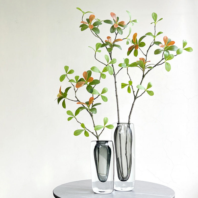 仿真单支海岛春花叶枝花枝假花艺摆件景观绿植树客厅玄关装饰摆设