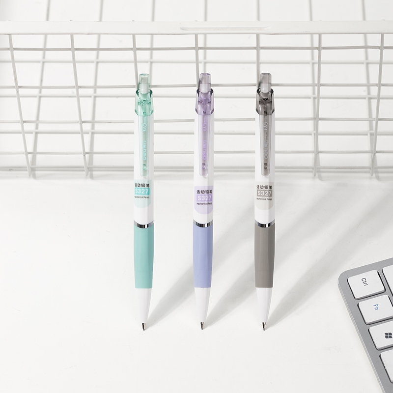 Deli student office writing smooth 0.5mm fine core mechanical pencil details Picture