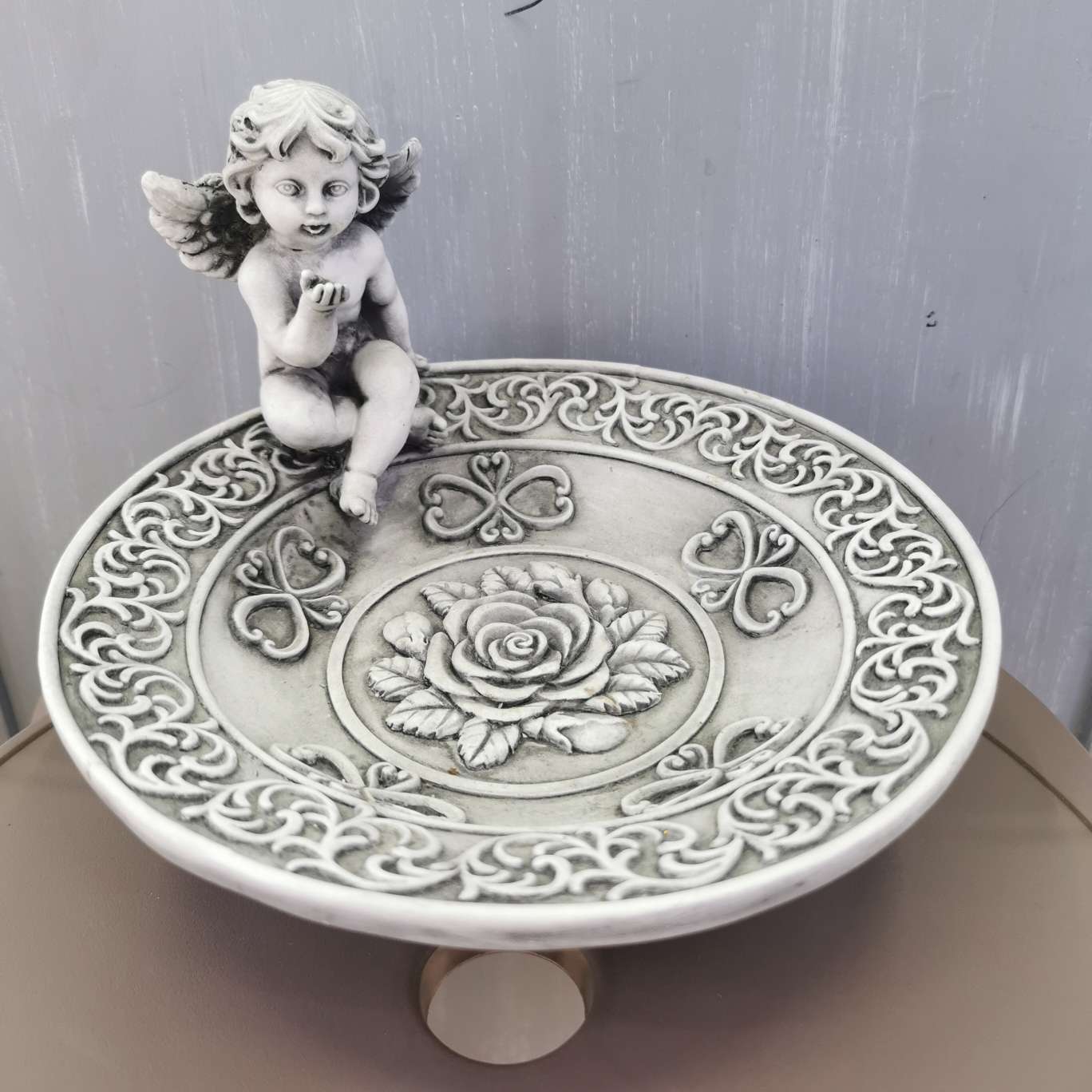 创意手工工艺品礼品摆件 家居装饰艺术品 创意其他装饰摆件 天使 糖果盘 置物盘 装饰家居摆件