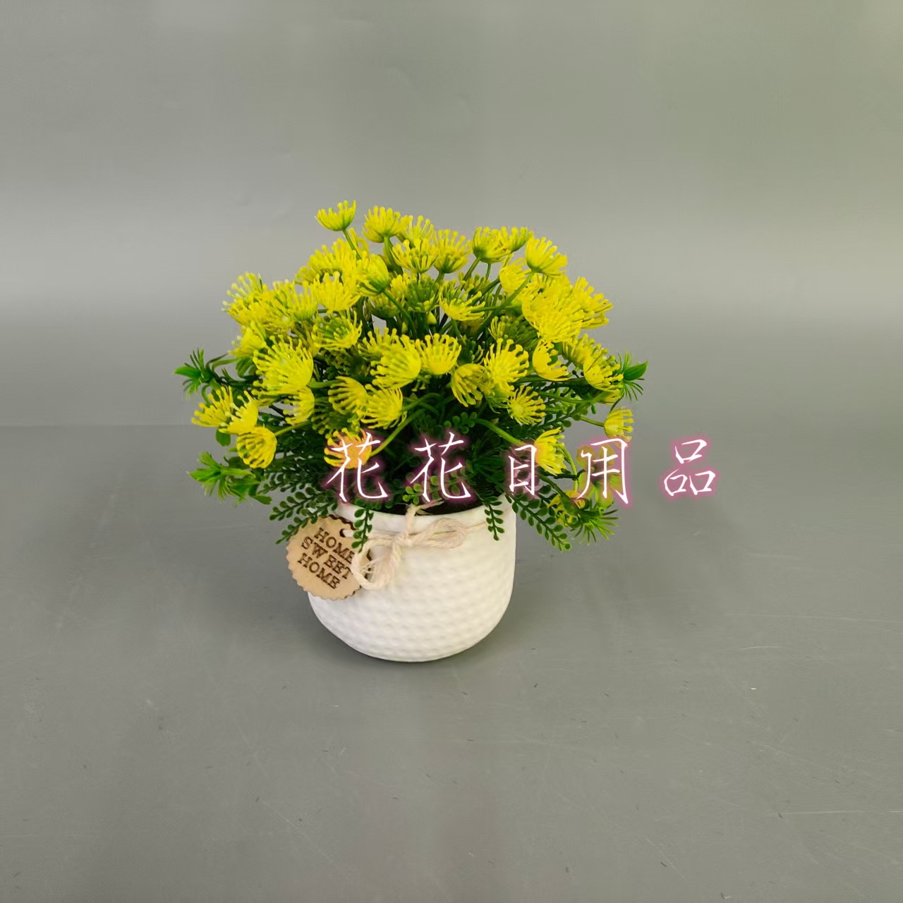 Artificial flowers, fake flower bonsai, plastic POTS, small plastic camellias, flower ornaments and decorations Specification drawing