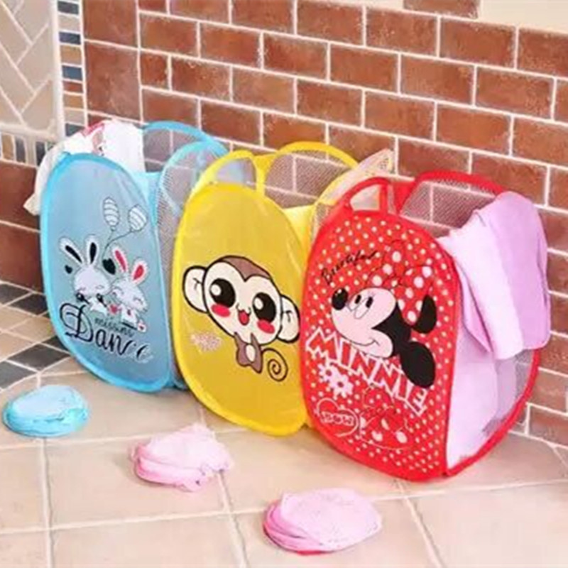 labubu/收纳桶布艺/脏衣筐/衣服收纳折叠/脏衣篮产品图