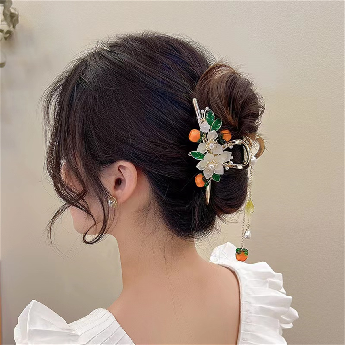 Los niños agarran clip tocados adornos para el pelo niñas pinzas de pelo delicadas y duraderas todos los días multiplos colección de moda nacional Item Picture