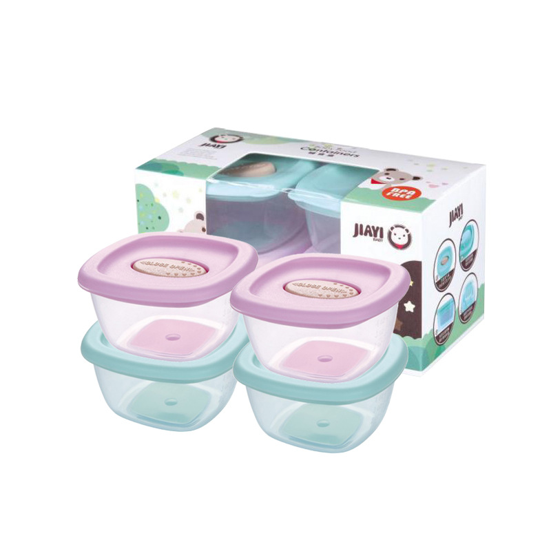 J187-R1798 Children's storage box, lunch box, feeding Tableware set, baby microwave-safe preservation box, sealed