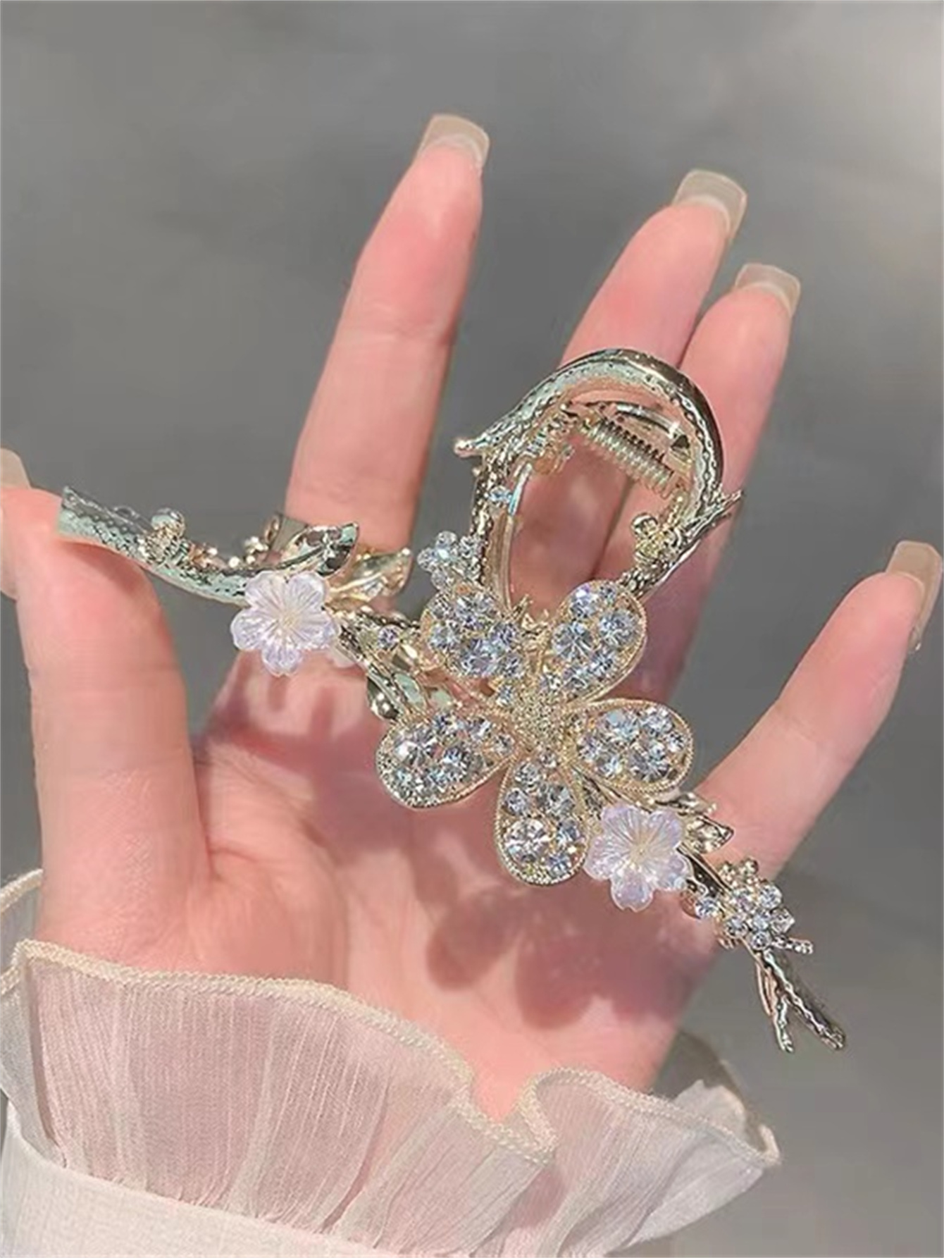 Children's gripper headwear, cute hair clips, hair accessories, girls' hair clips, hair accessories, baby headwear, suitable for daily looks details Picture