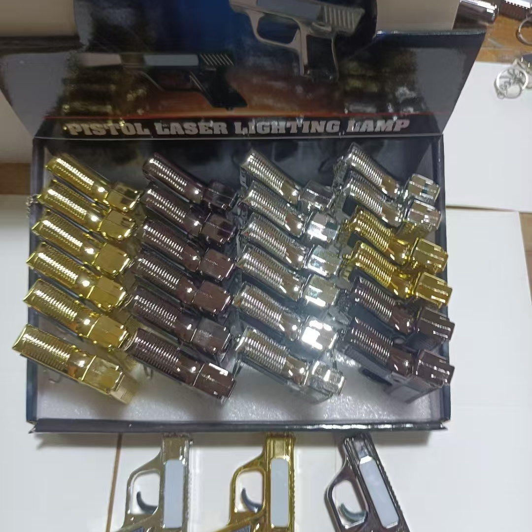 The laser light flash and COB light multi-functional gun have very bright lights. Factory direct sales Item Picture