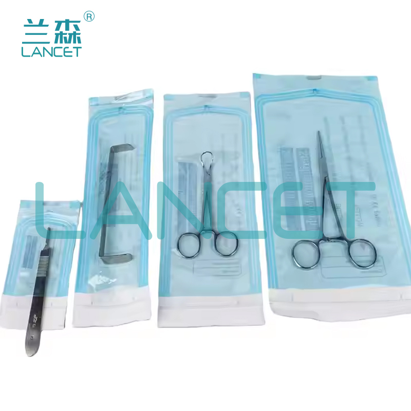 Medical paper-plastic bag self-sealing ethylene oxide sterilization medical packaging bag inner layer packaging bag details Picture