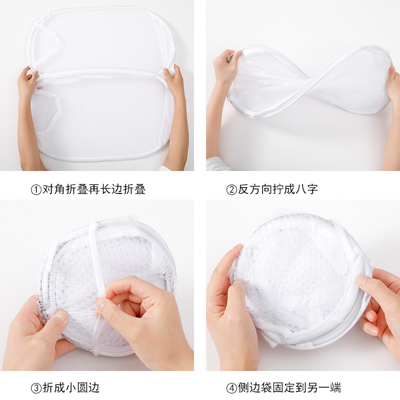 labubu/收纳桶布艺/脏衣筐/衣服收纳折叠/脏衣篮白底实物图