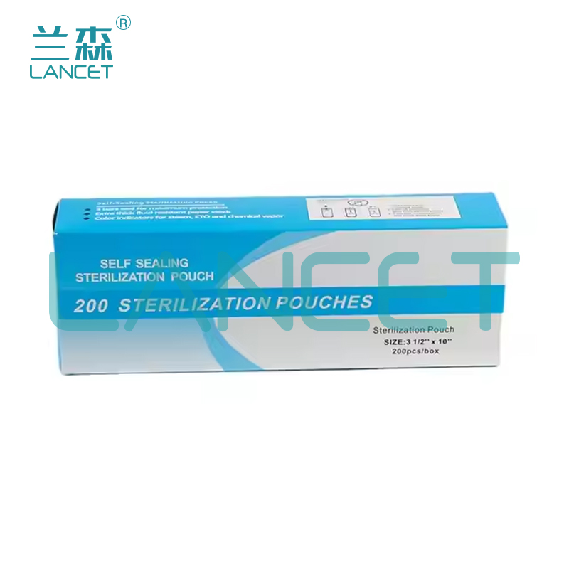 Self-sealing sterilization bags, nail tool disinfection and sterilization bags, dental sterilization paper-plastic bags, special packaging bags for sealing and disinfection Item Picture