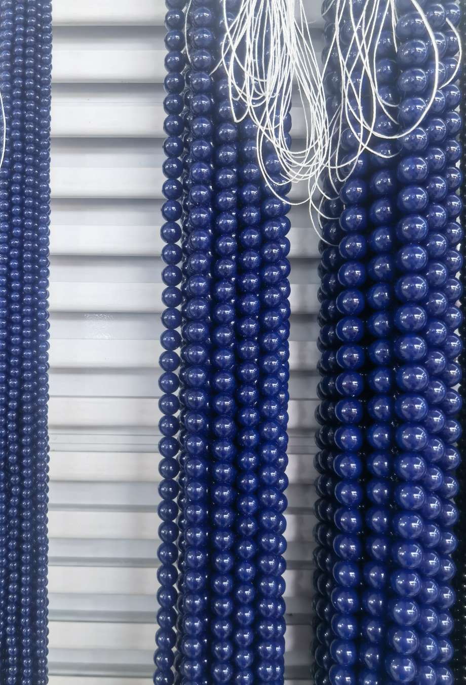 直孔玻璃珍珠仿施蓝色3mm4mm6mm8mm10mm
