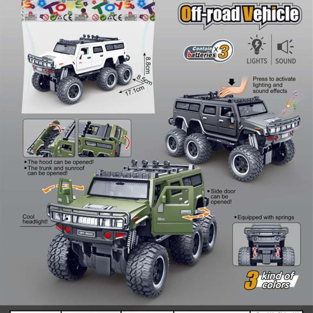 Sound and light inertial car model Application Scenario