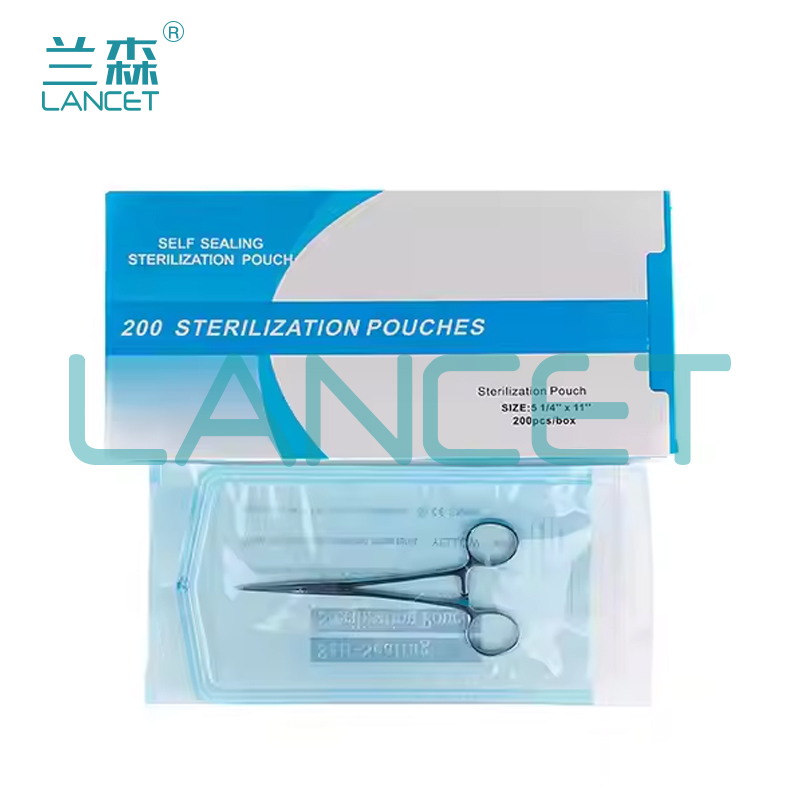 Self-sealing sterilization bags, nail tool disinfection and sterilization bags, dental sterilization paper-plastic bags, special packaging bags for sealing and disinfection details Picture