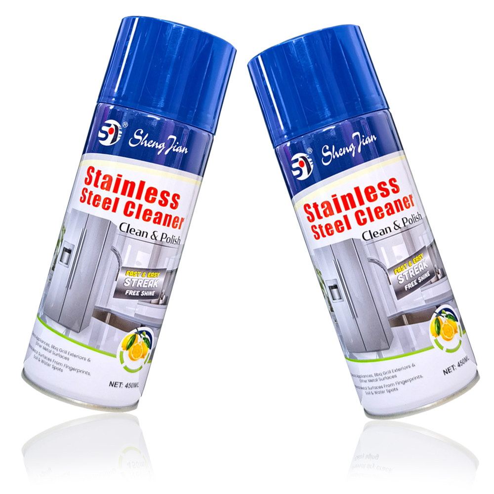 450ml/不锈钢清洁/清理/清除顽固污渍换新不锈钢表面，厂家直销白底实物图