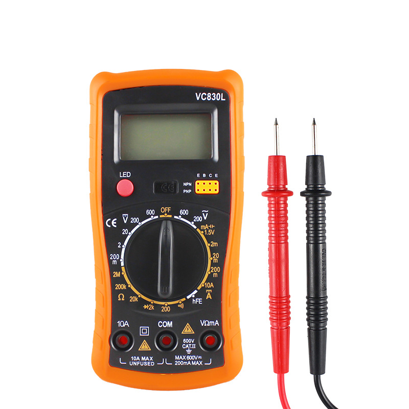Digital display multimeter, multi-purpose multimeter, multimeter, digital electrical meter full figure