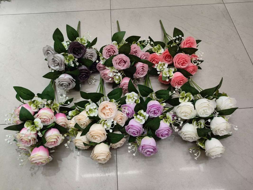 中国风手工艺品客厅落地摆件 多肉花盘大叶异形百合竹树子道具书礼品详情图5