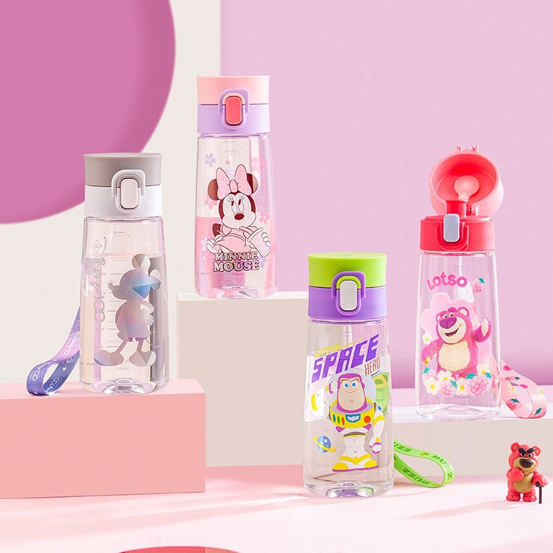 Disney children's water cup, summer plastic cup, food-grade tritan material, portable direct drinking cup for students details Picture