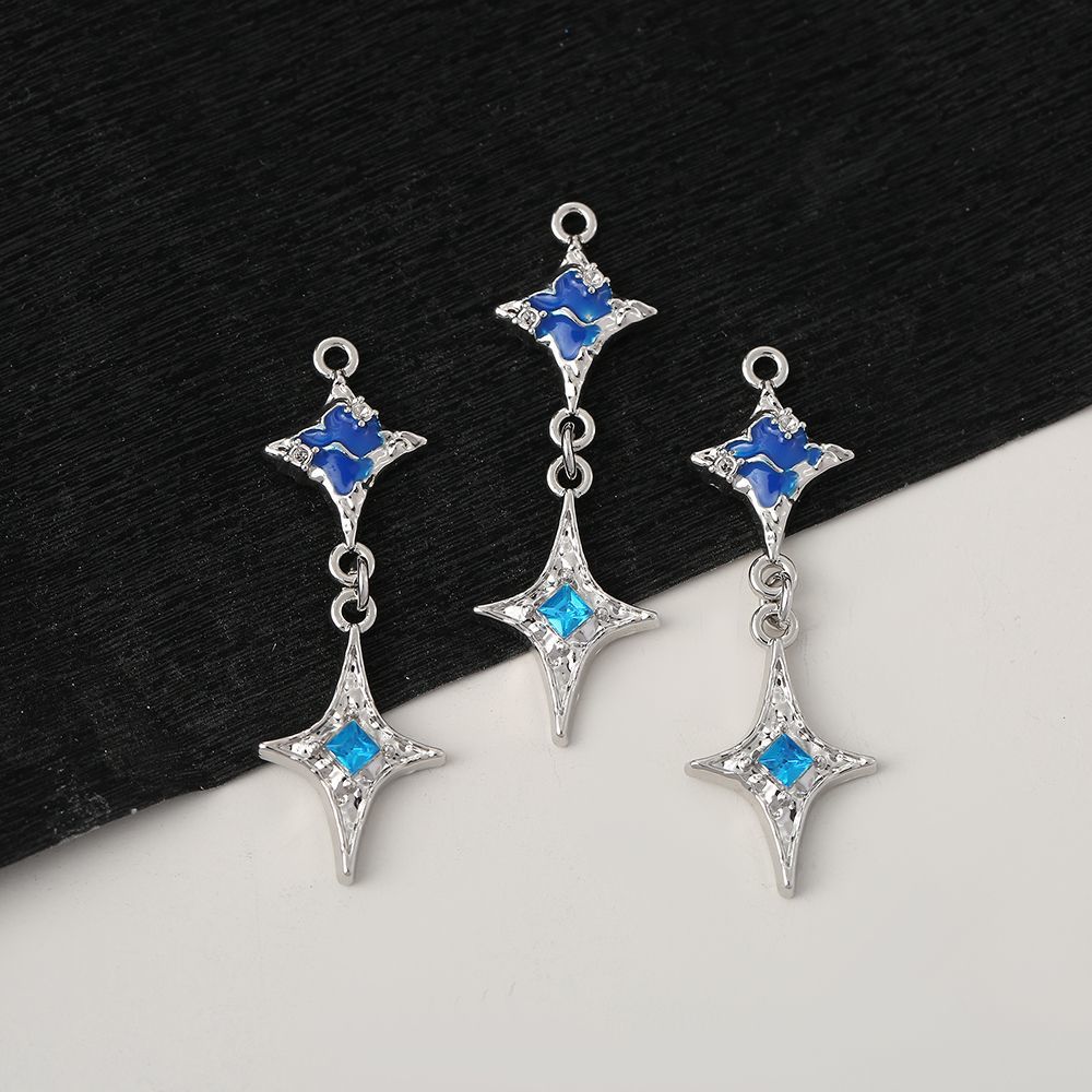 新款四芒星项链手工diy合金电镀时尚闺蜜项链女潮流配饰