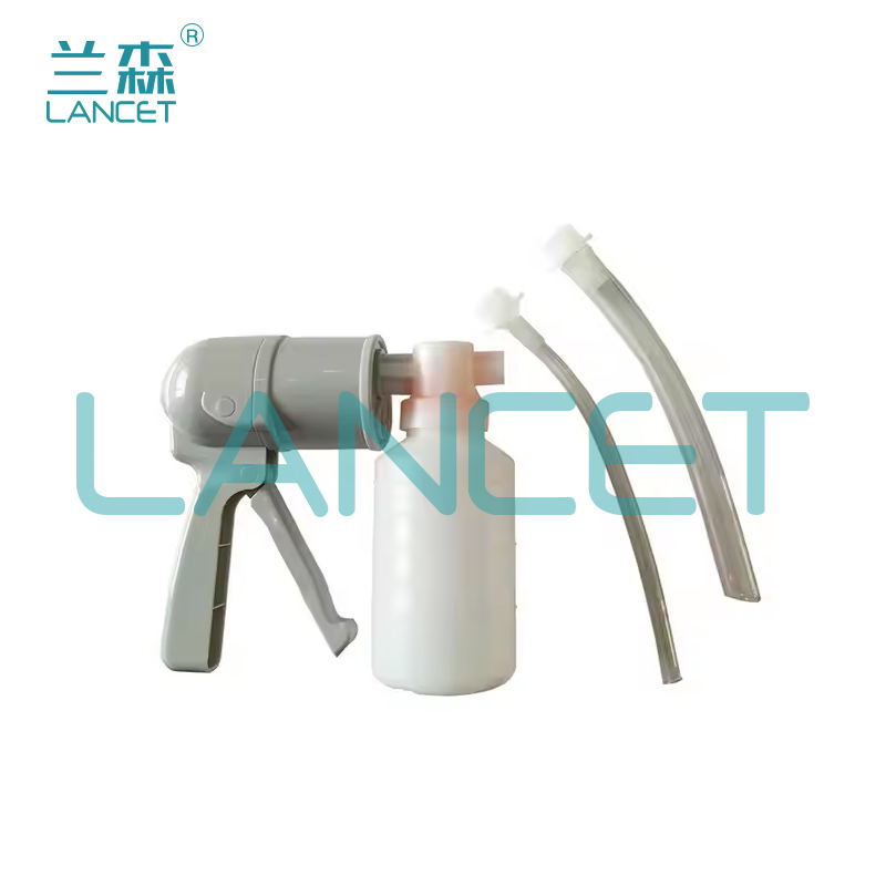 البلغم محمول باليد ومزود بجهاز شفط يدوي، يعطي أنابيب لتصدير 2 طريح 300ml للأطفال المسنين والمسنّين Application Scenario