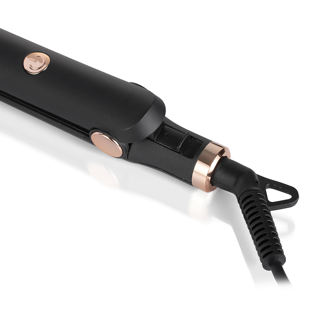 RAF European standard straight and curly dual-purpose hair straightener without damaging hair, hair styling arc-shaped straight splint, straightening splint, electric splint Item Picture