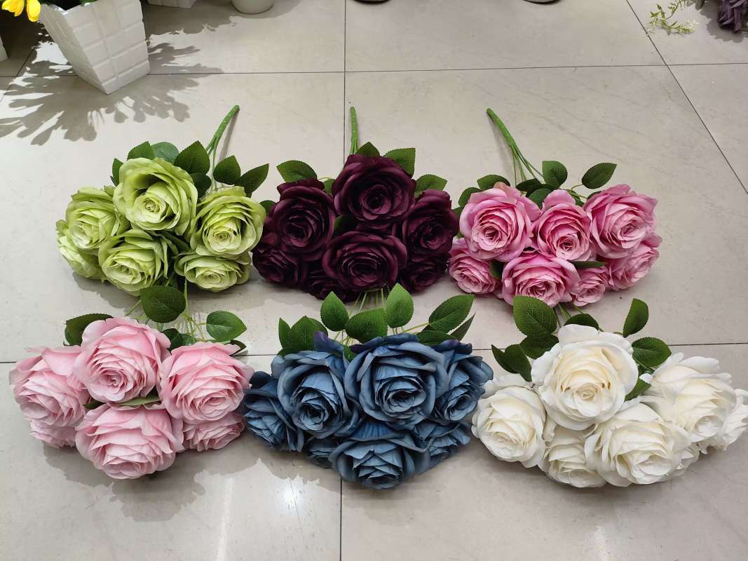 中国风手工艺品客厅落地摆件 多肉花盘大叶异形百合竹树子道具书礼品详情图7