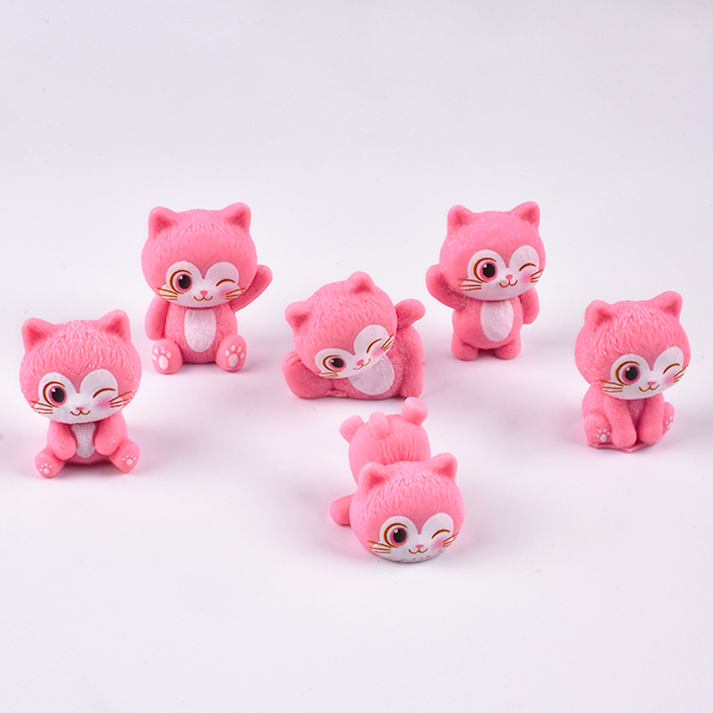 Creative cartoon nine-tailed fox micro-landscape DIY resin decoration car ornaments, keychains, pendants, parking sign decorations Specification image