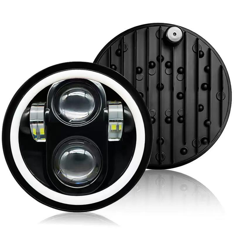 汽车LED灯泡/改装/卤素灯泡/led卤素灯/福特野马白底实物图