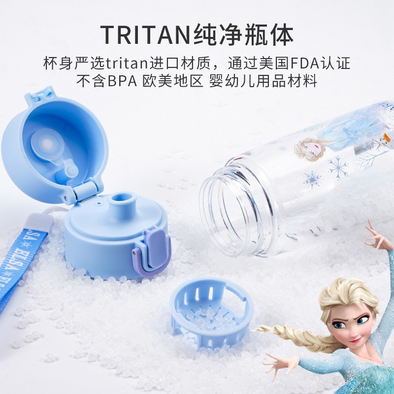 Disney children's water cup, summer plastic cup, food-grade tritan material, portable direct drinking cup for students Application Scenario