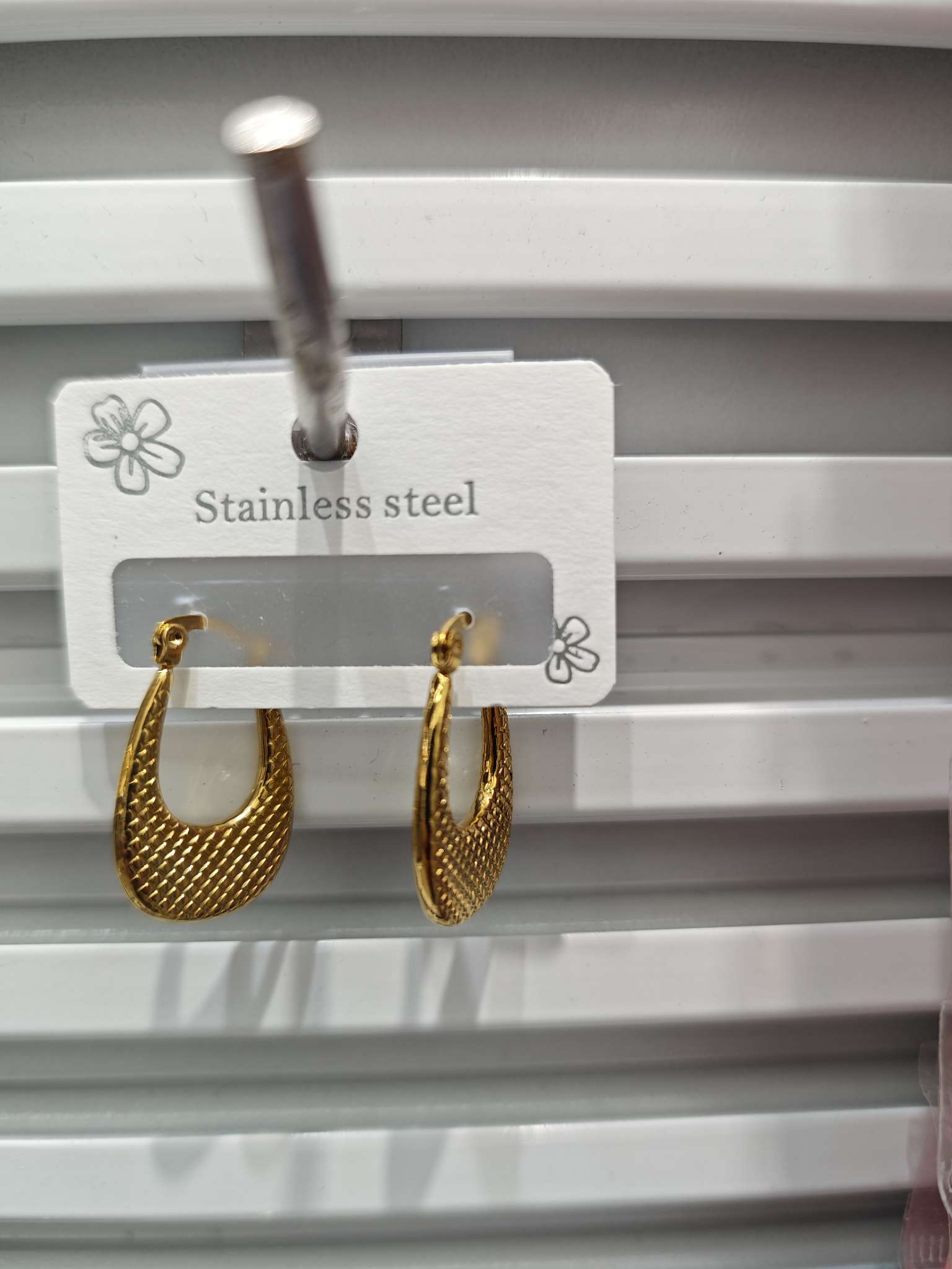 不锈钢耳环出口全球丽丽钢饰简单大方不褪色