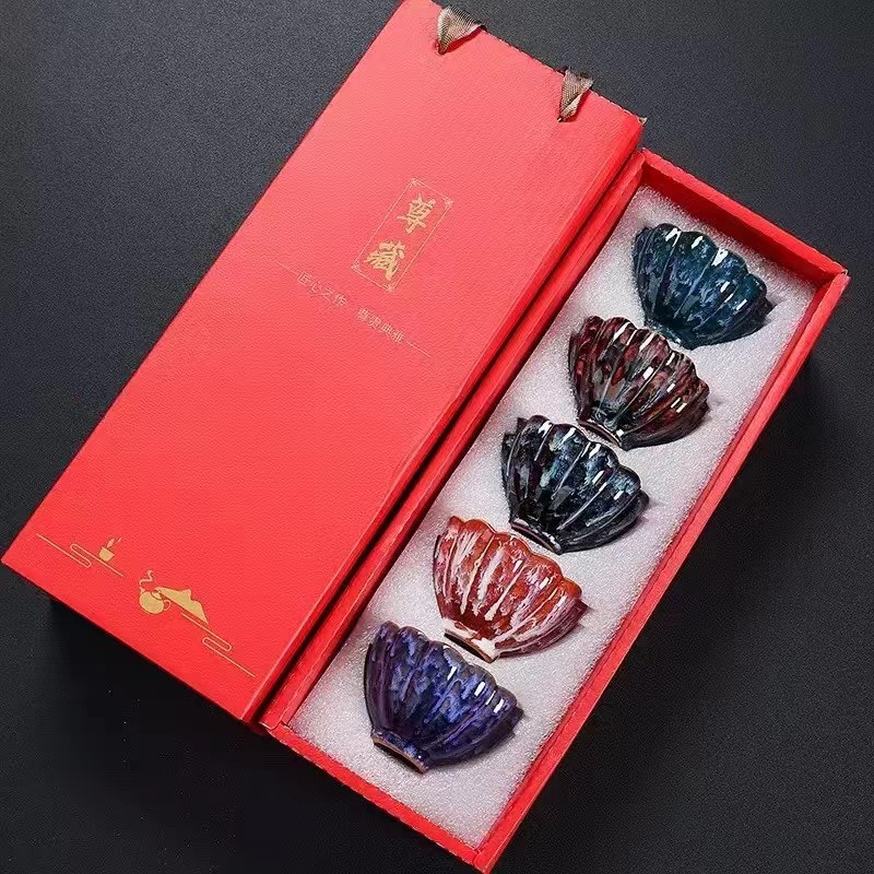 琨琨陶瓷 窑变杯子颜色多款式多样品欢迎广大新老客户前来选购批发