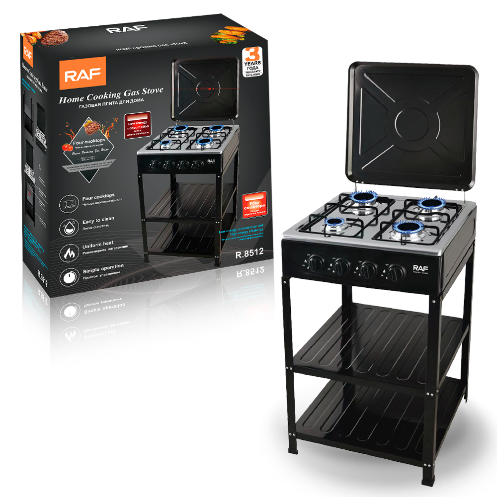RAF cross-border foreign trade export European-style vertical, European-style split stoves, 4-head stoves, natural gas stoves, gas stoves with racks details Picture