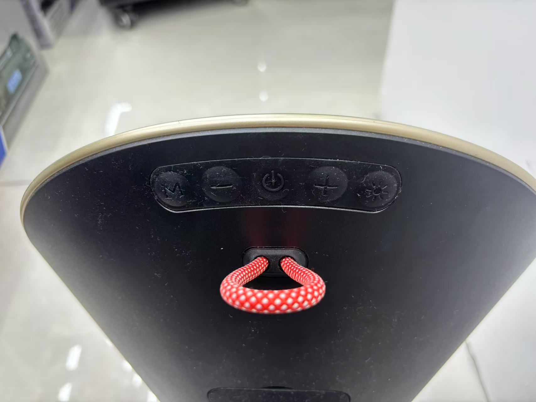 Smart speaker with clock display and high-fidelity sound quality Bluetooth speaker Specification drawing