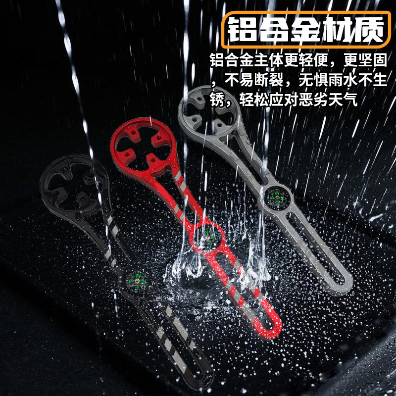 BG-2101 chronograph base bracket, bicycle chronograph stand, aluminum alloy chronograph stand, flashlight extension bracket, cycling chronograph stand bracket, multi-functional extension frame Item Picture