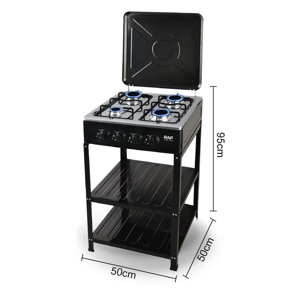 RAF cross-border foreign trade export European-style vertical, European-style split stoves, 4-head stoves, natural gas stoves, gas stoves with racks Specification image