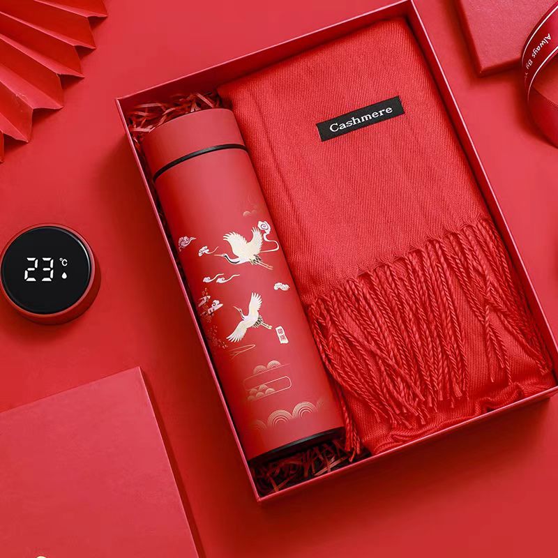 High-appearance-level, Chinese-style stainless steel large-capacity insulated cup