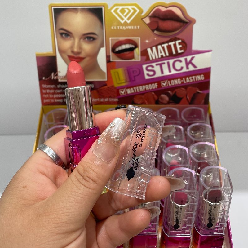 口红  不掉色口红  lip stick  雾面效果 不拔干 上嘴滋润  源头工厂 店铺直销 详情6