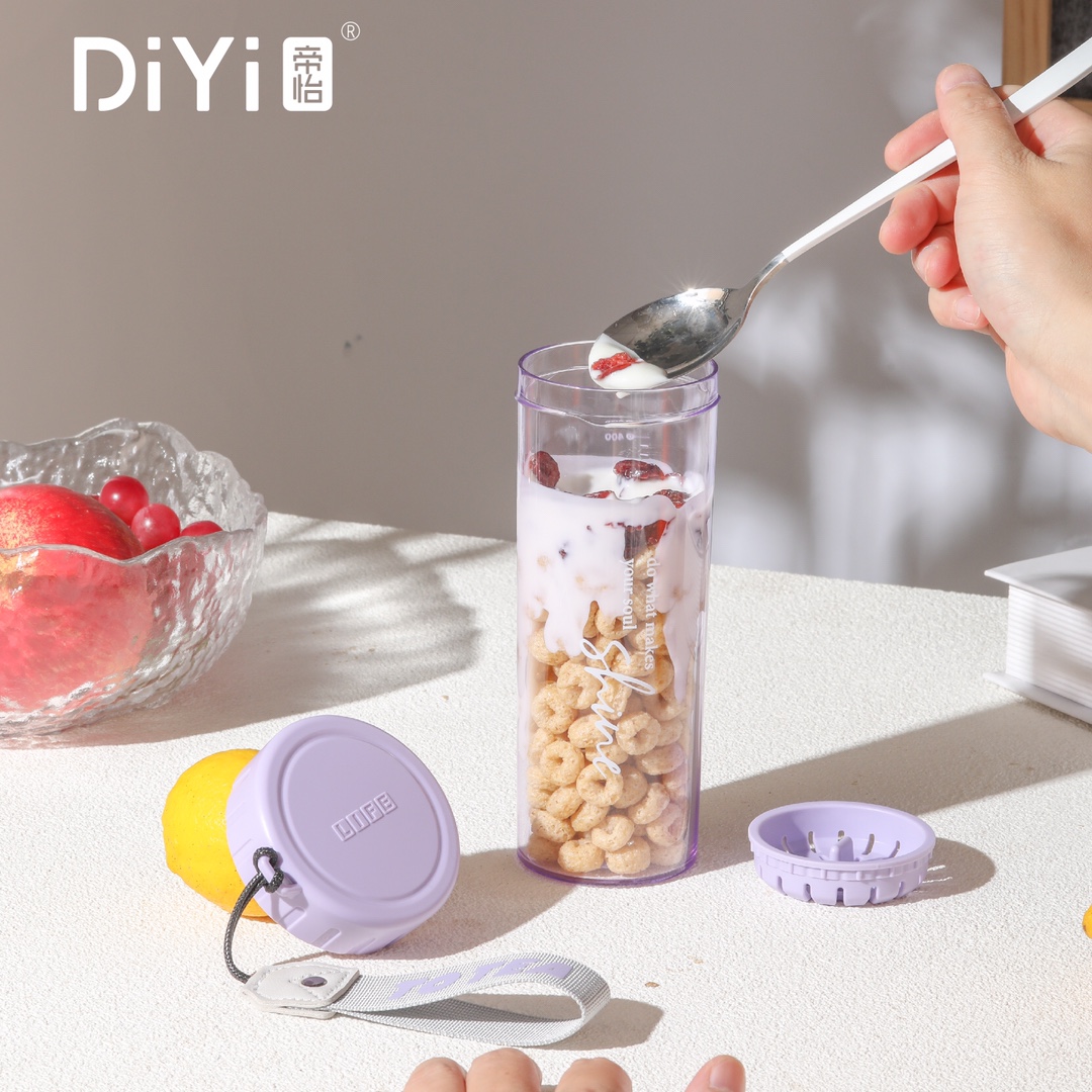 The classic series of best-selling new plastic water cups that are popular on the Internet will not be available! SL2001/2002 Di Yi Xuan Yao Handle Cup, 350/450ml Specification image