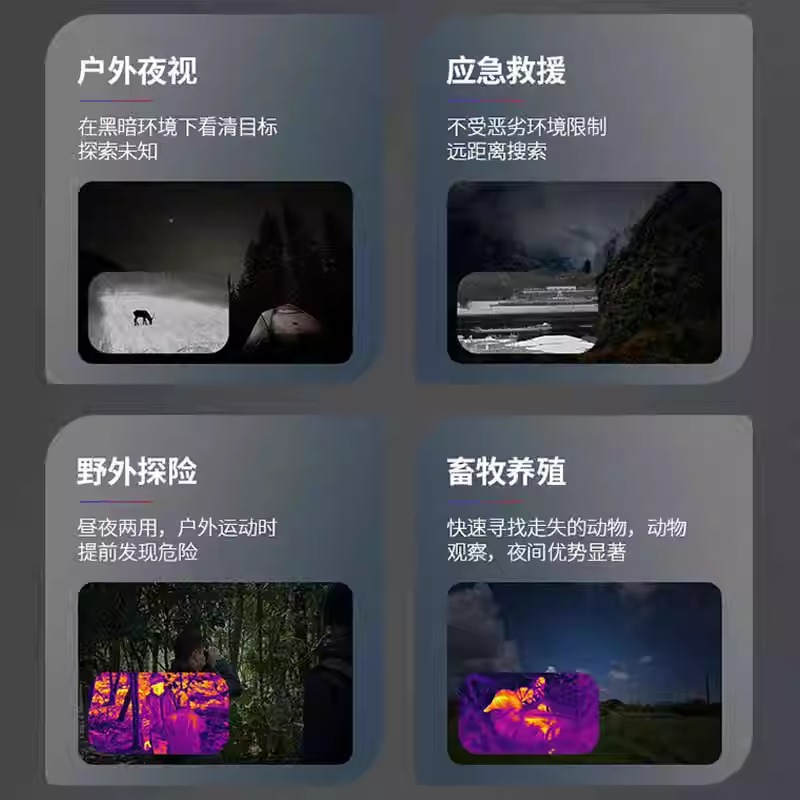 Gaode TD second-generation infrared ranging thermal imaging outdoor high-definition night vision device telescope Multi-lens New Algorithm Hot search details Picture