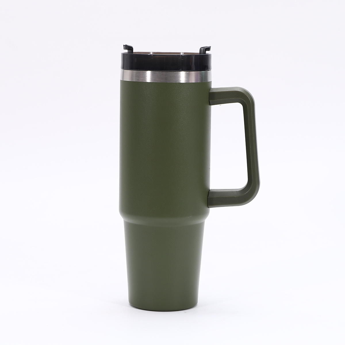 American first-generation 40oz handle car cup, giant straw ice cup, 304 stainless steel insulated cup, water cup pic 2