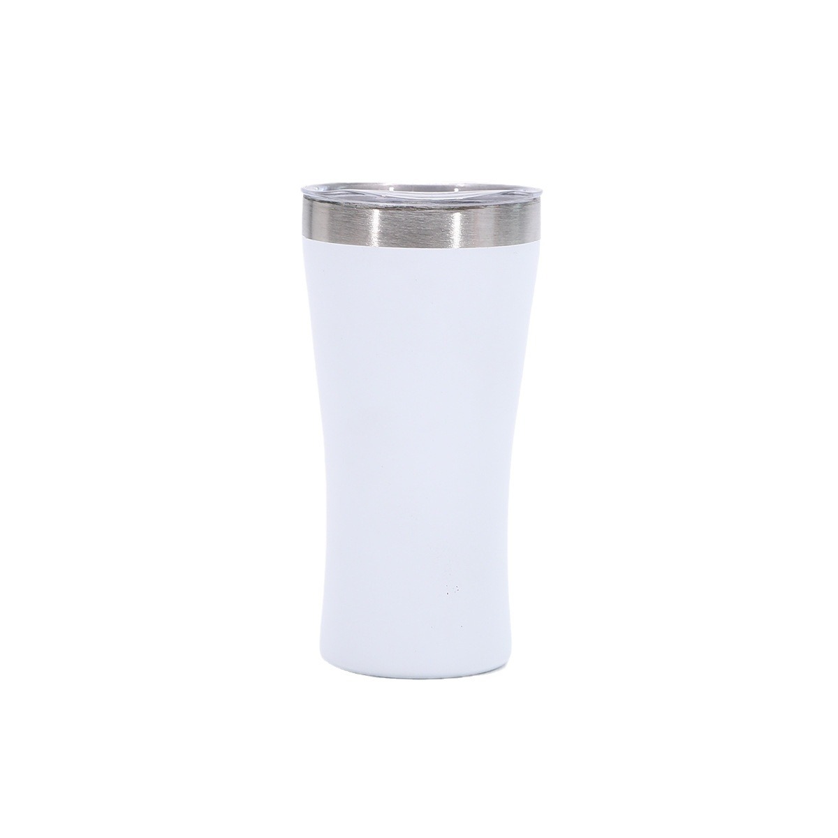 Waist-shaped beer mug, insulated cup, portable outdoor mini double-layer car cup, 304 stainless steel insulated water cup, 6OZ Item Picture