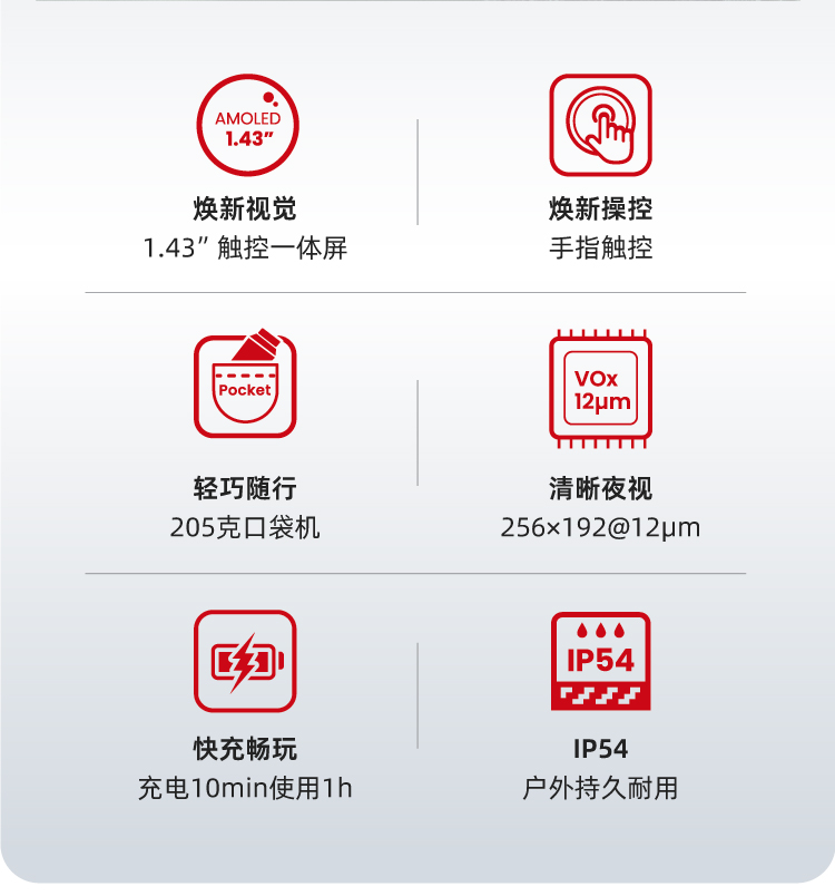 高德TE211M突袭者手持红外热成像仪高清热搜一体机夜视仪自由虎 pic 2