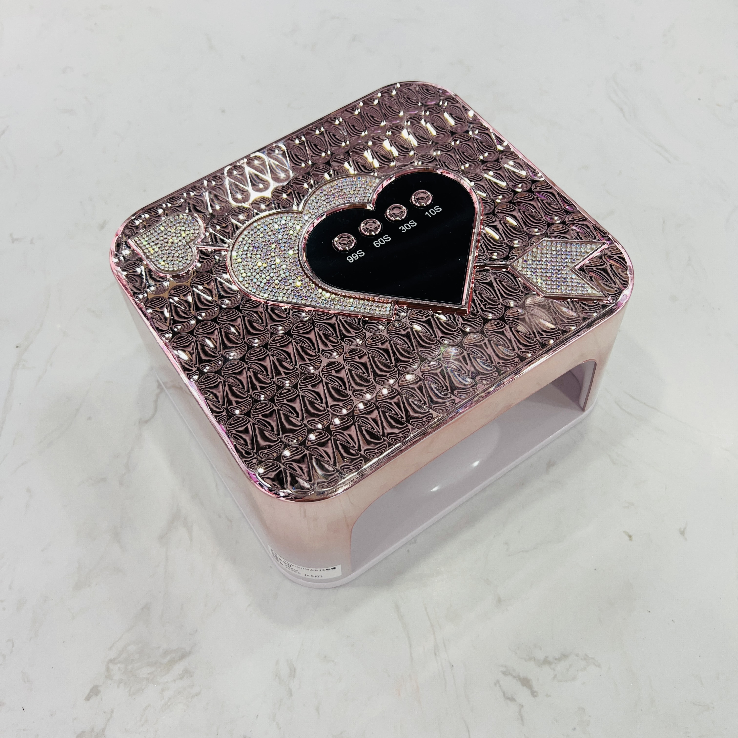 New electroplated nail lamp with 288W high power, 45 lamp beads, intelligent sensing and four-time nail baking thumbnail