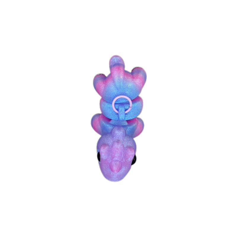 可降解材料LPA3d打印玩具小动物解压玩具无甲醛环保材质可爱小动物3d打印钥匙扣可爱钥匙扣可定制不变形 可降解材料